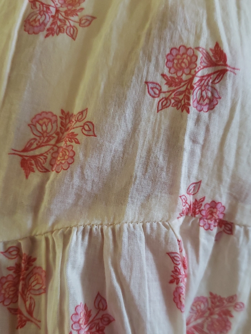 Patrons Of Peace NWT Bohemian Cotton Mini Tiered Dress - M - Picture 11 of 15